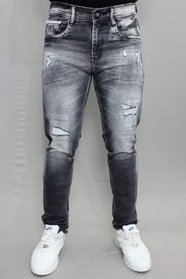 X.k. Kids Slim Men Grey Jeans