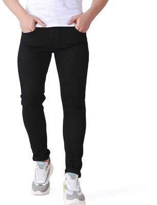 HEAVENCREATION Slim Men Black Jeans