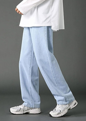 JAARA Loose Fit Men Light Blue Jeans