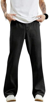 NTROOK Straight Fit Men Black Jeans