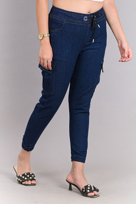 Denton Jogger Fit Women Dark Blue Jeans