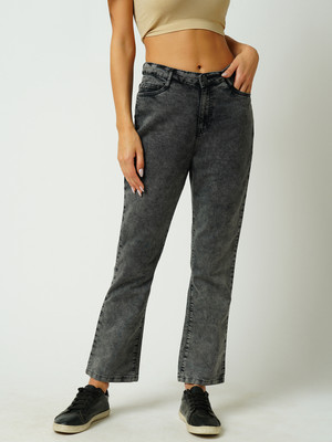 Kraus Jeans Straight Fit Women Grey Jeans
