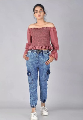 HouseOfCommon Regular Girls Blue Jeans