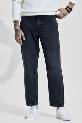 Snitch Relaxed Fit Men Dark Grey Jeans