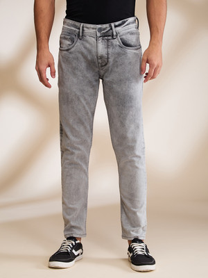 BEING HUMAN Regular Men Grey Jeans