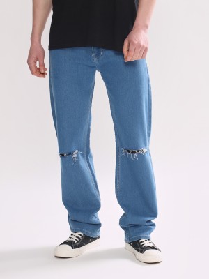 UNITED DENIM Relaxed Fit Men Light Blue Jeans