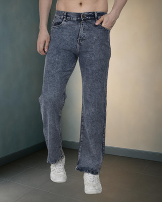 METRONAUT Loose Fit Men Dark Grey Jeans