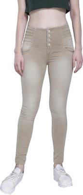 FCK-3 Regular Women Beige Jeans