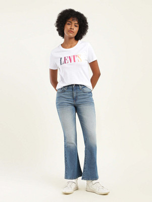 LEVI'S 710 Boot-Leg Women Blue Jeans