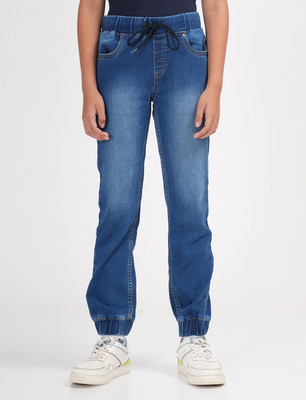 Zion Jogger Fit Boys Blue Jeans