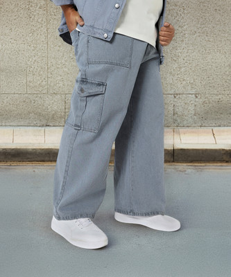 Urbano Plus . Loose Fit Men Grey Jeans