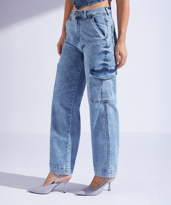 Miss Chase Tapered Fit Women Blue Jeans