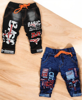 EASTWARDS Relaxed Fit Baby Boys Black Jeans(Pack of 2)