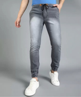 Crishtaliyo Jogger Fit Men Grey Jeans