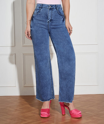 Miss Chase Tapered Fit Women Blue Jeans