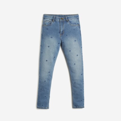 Lilpicks Regular Girls Blue Jeans