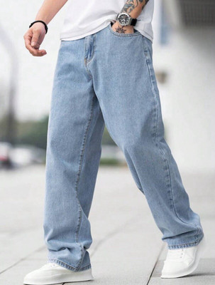 LOOKONCE Straight Fit Men Dark Blue Jeans