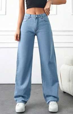 WHISQ Regular Women Light Blue Jeans