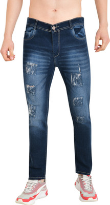 Fader Slim Men Blue Jeans