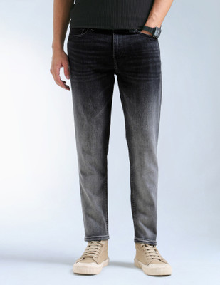FLYING MACHINE Relaxed Fit Men Black Jeans