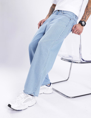 KD KRSNA OF DENIM Straight Fit Men Light Blue Jeans