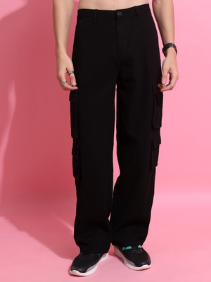 HIGHLANDER Straight Fit Men Black Jeans