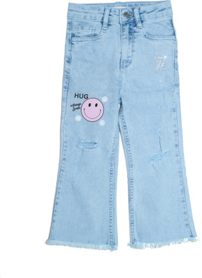 Ywee Boot-Leg Girls Light Blue Jeans