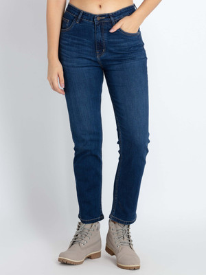 Status Quo Regular Women Dark Blue Jeans