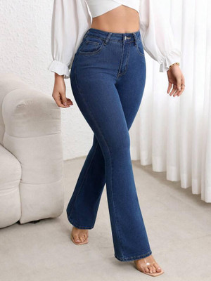 HUNTER HAYES Flared Women Dark Blue Jeans