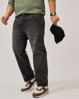 UNSTD Regular Men Dark Grey Jeans