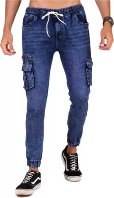 NIRALI Jogger Fit Men Dark Blue Jeans