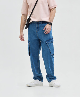 Snitch Loose Fit Men Blue Jeans