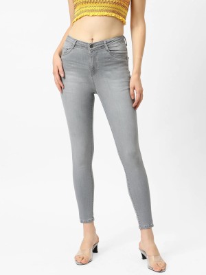 R&M Lifestyle Skinny Women Grey Jeans