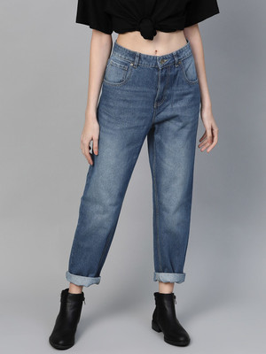 Roadster Boyfriend Women Blue Jeans