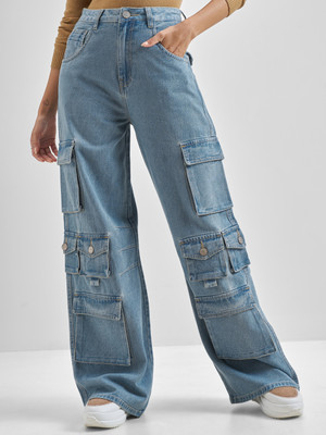 Tokyo Talkies Straight Fit Women Blue Jeans
