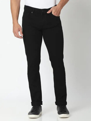 Prabhuji Boot-Leg Men Black Jeans