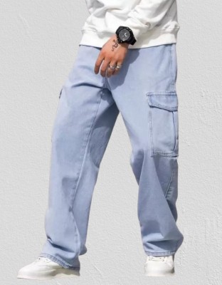 DENIM FIT Loose Fit Men Light Blue Jeans