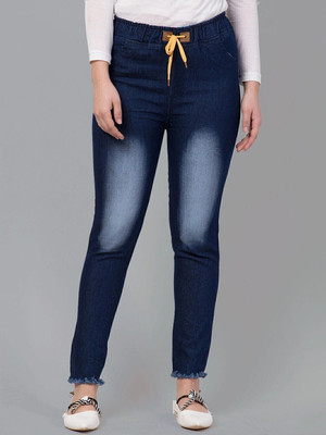 Coutume Collections Jogger Fit Women Blue, Black Jeans