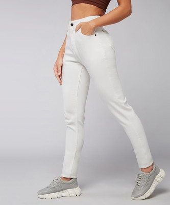DOLCE CRUDO Skinny Women White Jeans