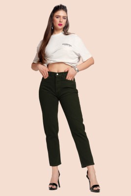 me queen Regular Women Dark Green Jeans