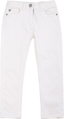 Allen Solly Slim Girls White Jeans