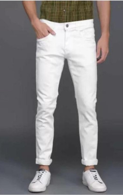 davyjhones Regular Men White Jeans
