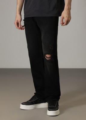 Banana Club Straight Fit Men Black Jeans