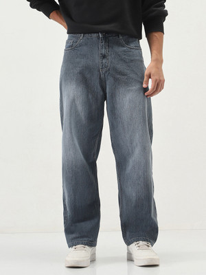 Urbano Fashion Loose Fit Men Grey Jeans