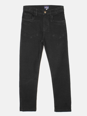 KiddoPanti Regular Boys Black Jeans