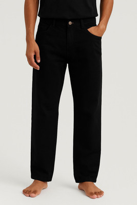 HavRim Straight Fit Men Black Jeans