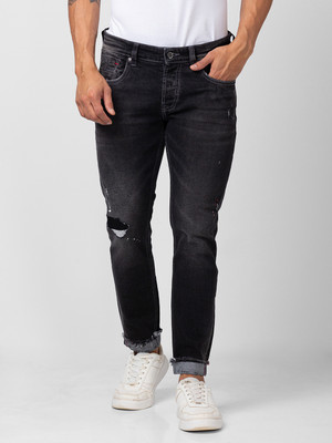 Spykar Slim Men Black Jeans
