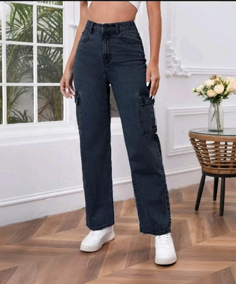 HouseOfCommon Boyfriend Women Black Jeans