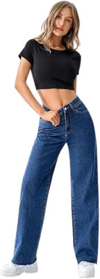 FASHION 800 Straight Fit Women Dark Blue Jeans
