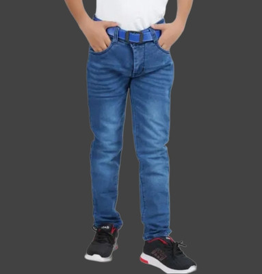 RKFAISHO Slim Boys Blue Jeans